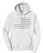Load image into Gallery viewer, Distressed Flag Hoodie Youth &amp; Adult
