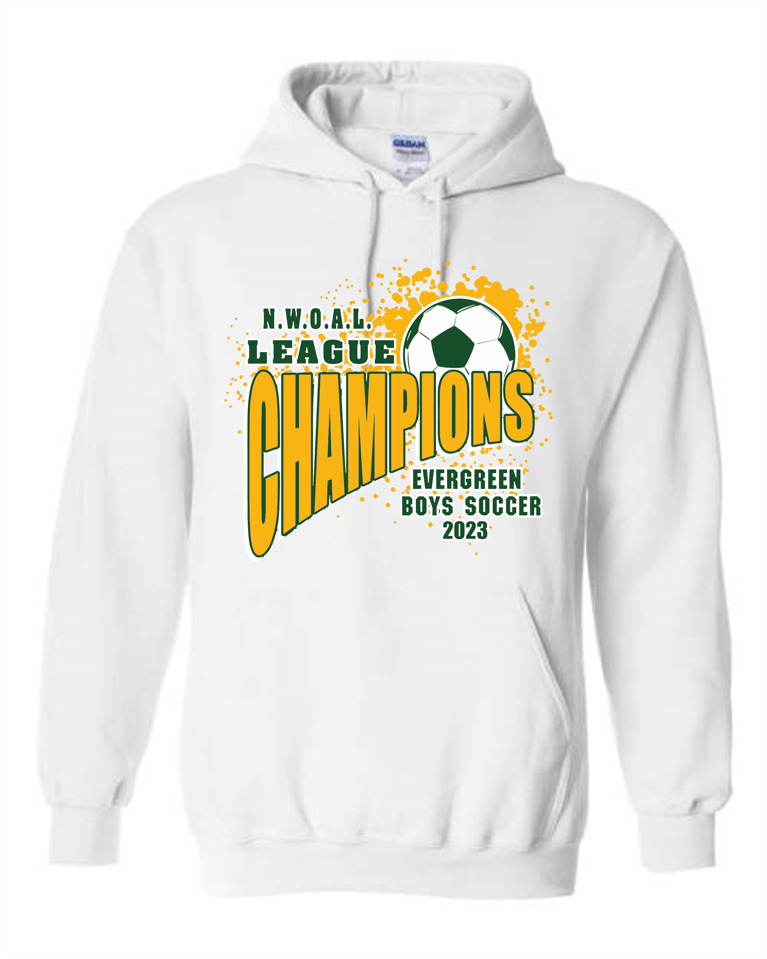 EVG Boys Soccer - League Champs Hoodie