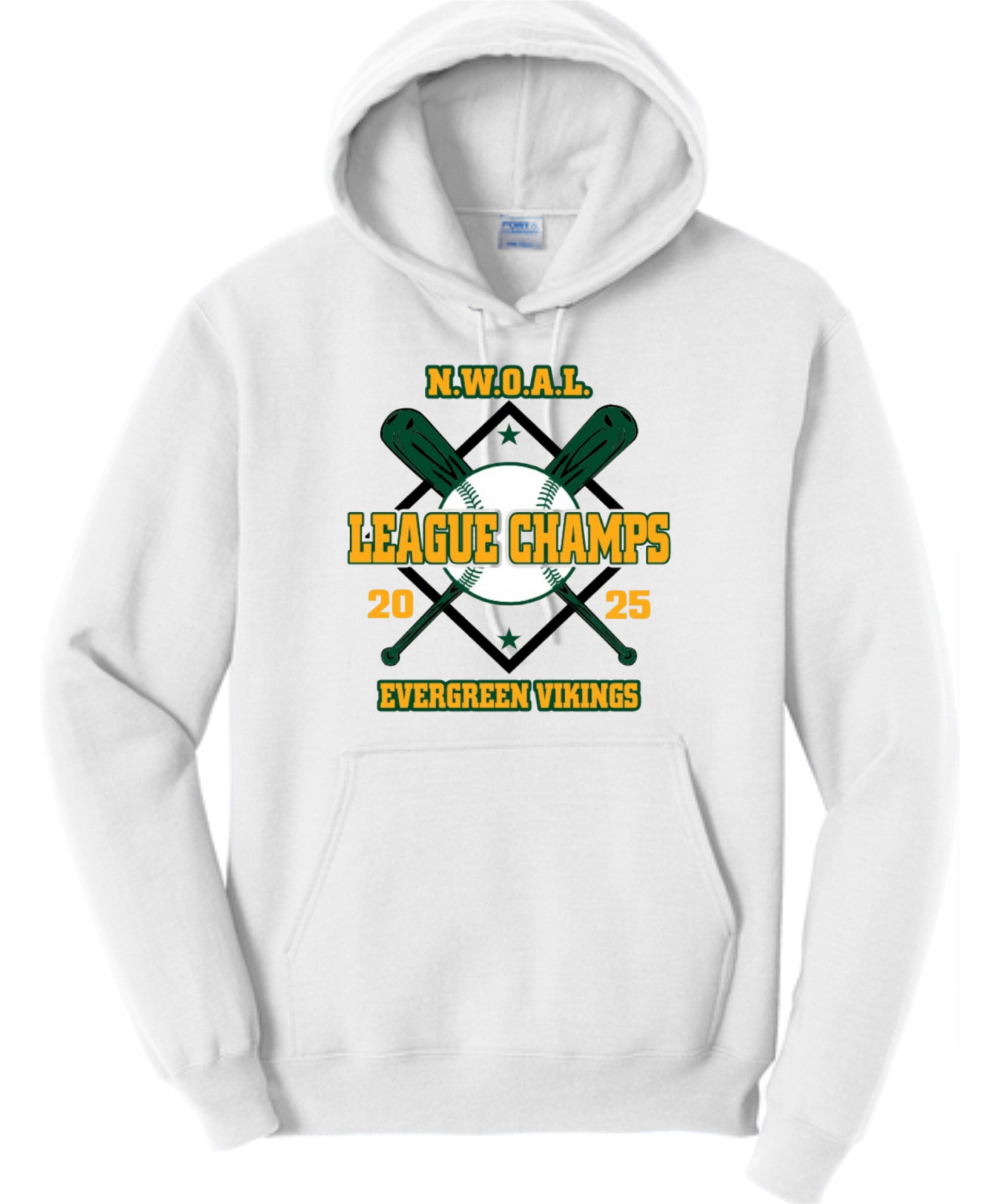 Evergreen Baseball NWOAL League Champs Gear -  ADULT -