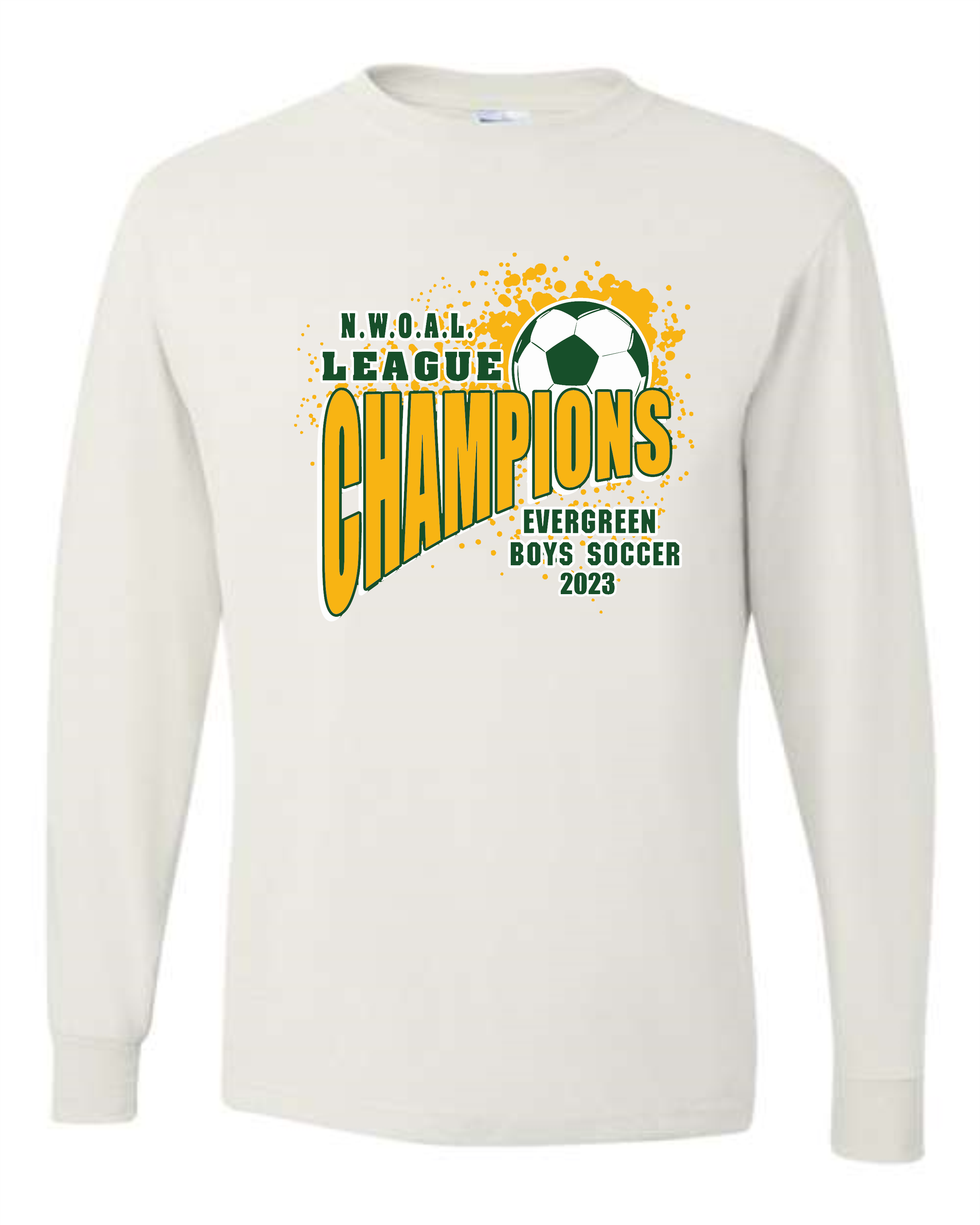 EVG Boys Soccer - League Champs Long Sleeve