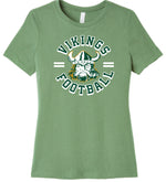 Load image into Gallery viewer, Vikings Football w/ Viking Head - YOUTH -
