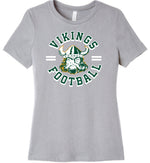 Load image into Gallery viewer, Vikings Football w/ Viking Head - YOUTH -
