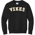 Load image into Gallery viewer, Youth Vikings Chenille Letter Sweatshirt
