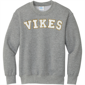 Youth Vikings Chenille Letter Sweatshirt