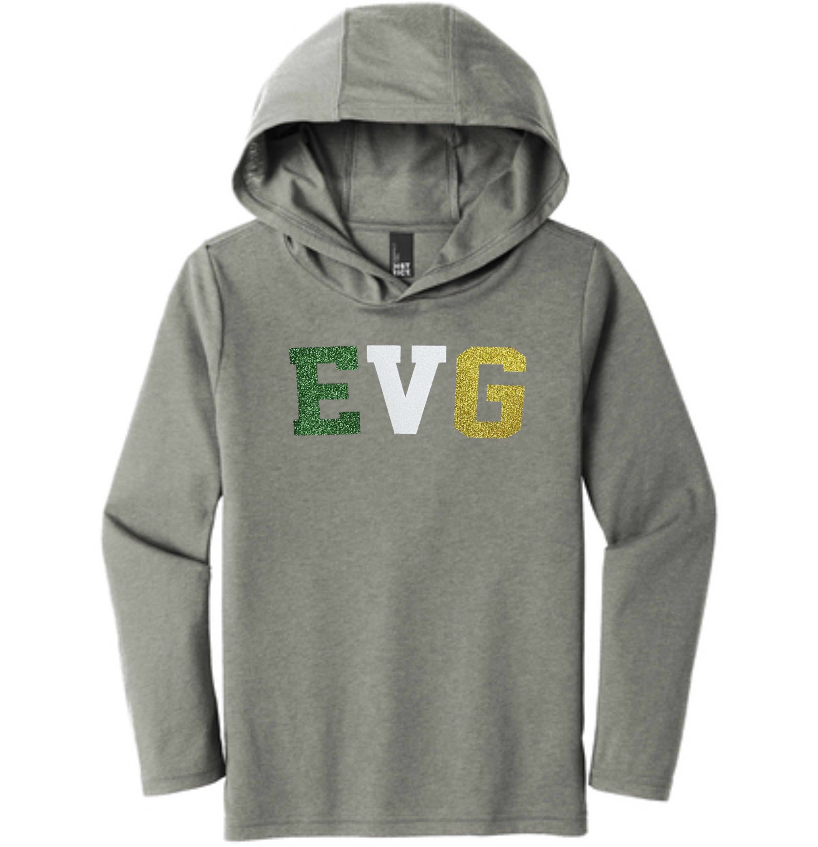 Glitter EVG Collection Long Sleeve Hood