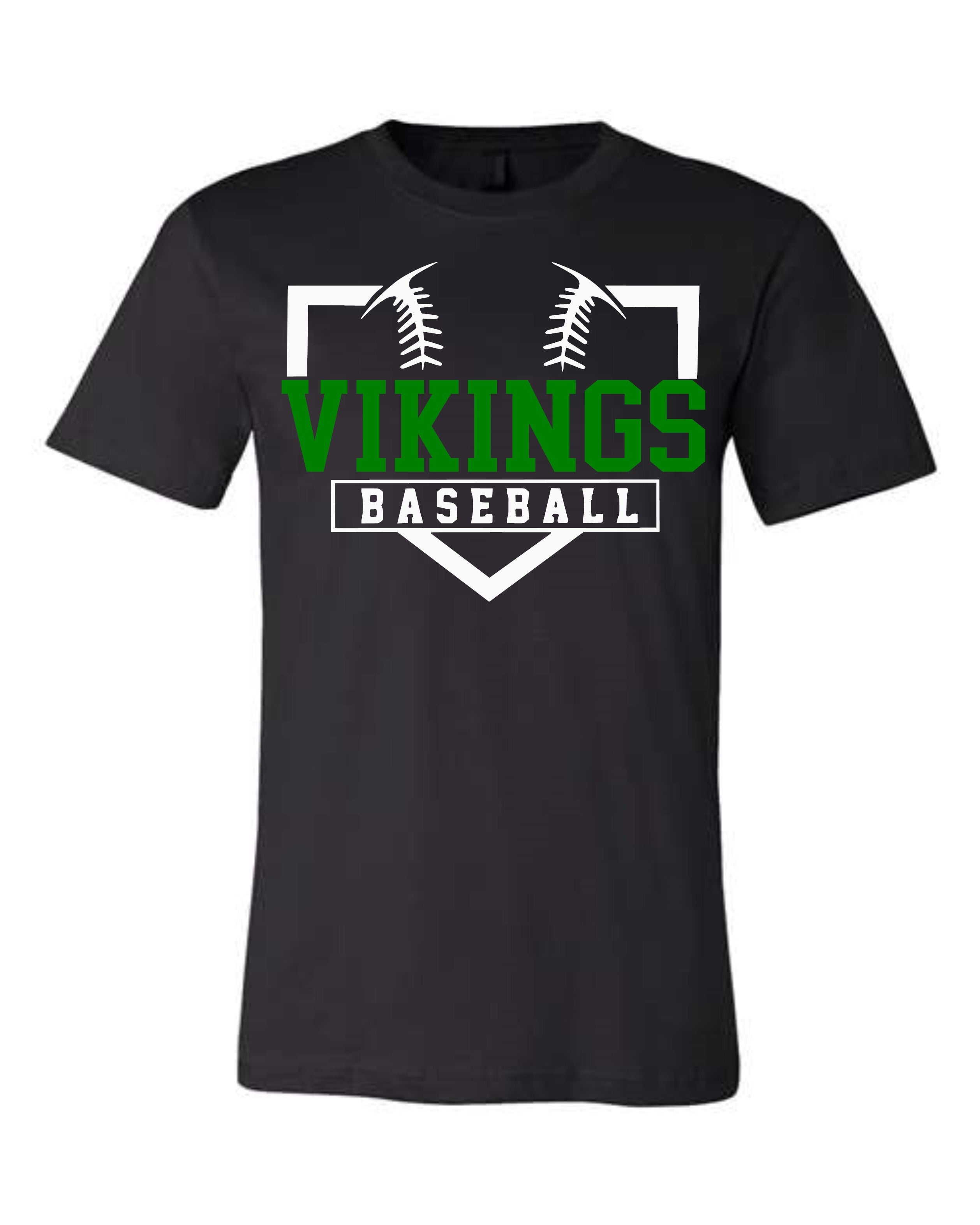Vikings Baseball w/Home plate