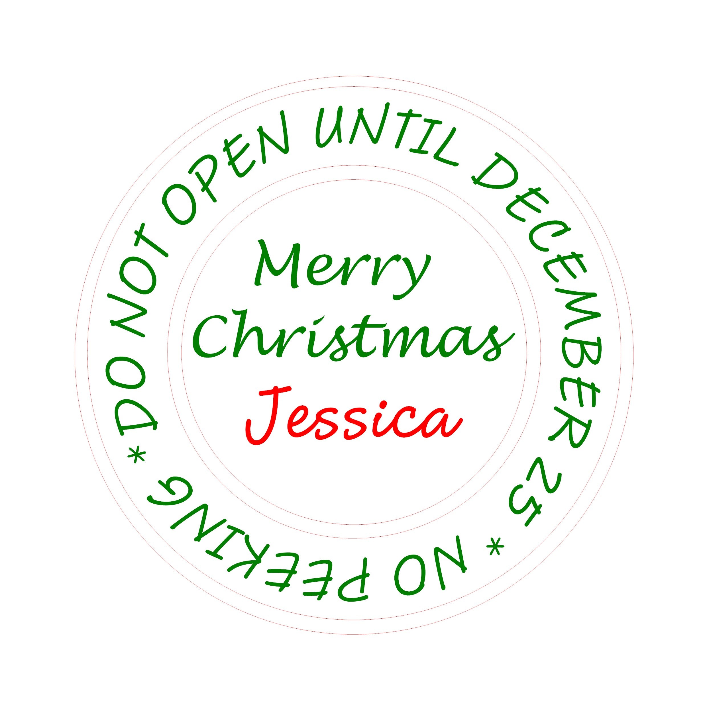 Personalized gift bags