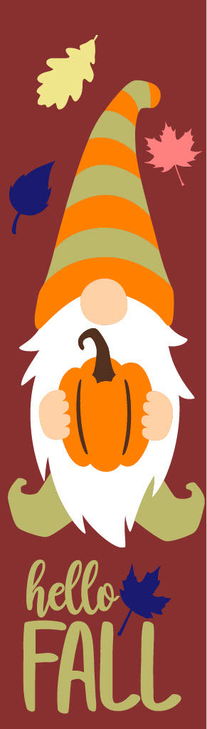 Gnome Fall Porch Sign