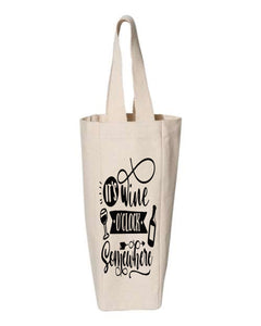 Canvas Wine Tote
