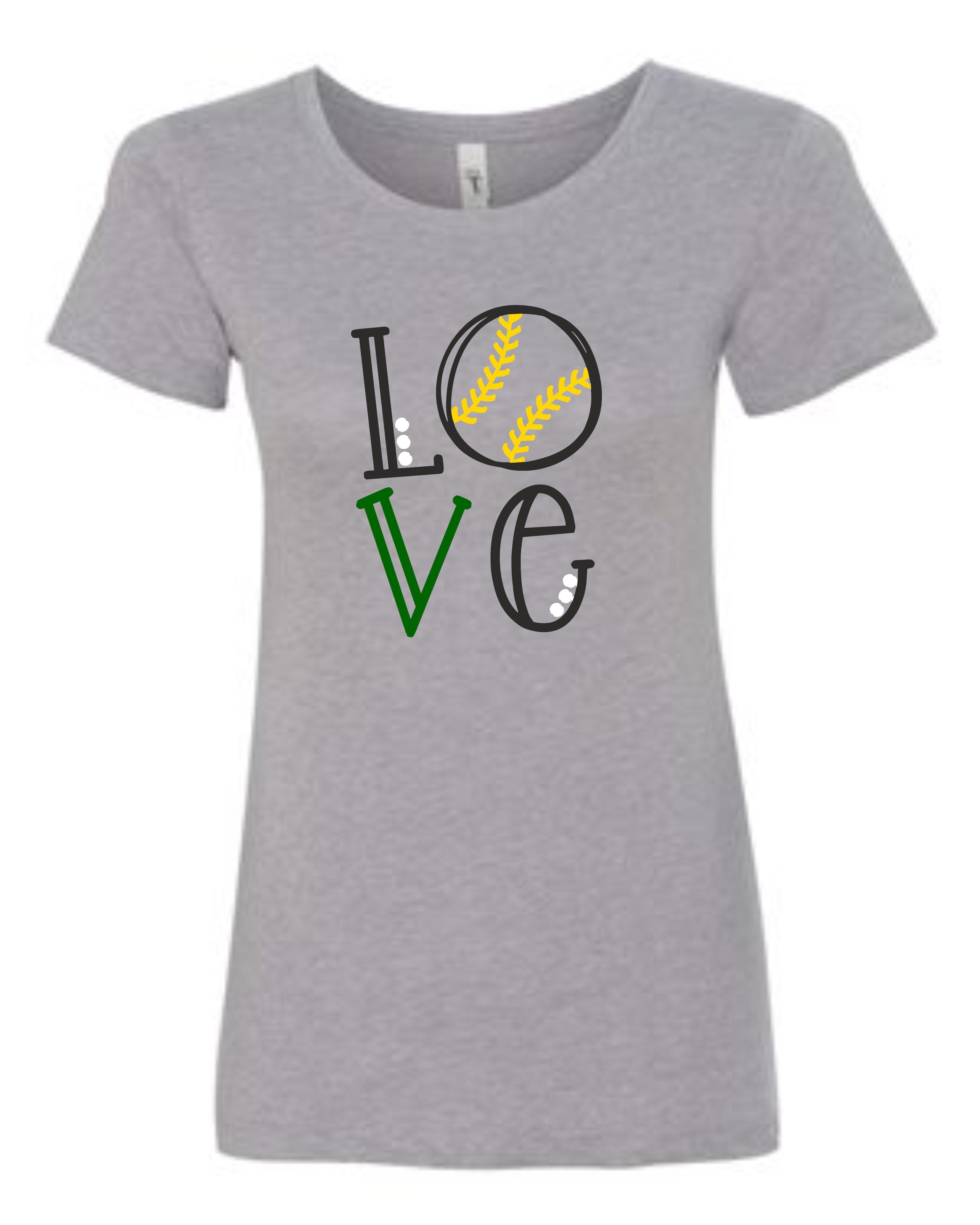 Love softball - WOMEN'S CUT