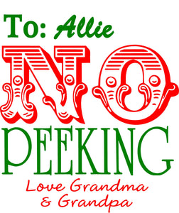 Personalized gift bags