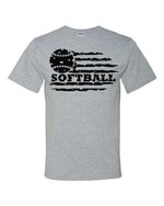 Load image into Gallery viewer, Softball with flag
